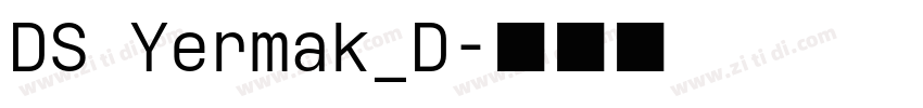DS Yermak_D字体转换